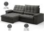 Imagem de Sofá Sideral Retrátil e Reclinável com Molas no Assento 2,30m Velosuede - NETSOFAS
