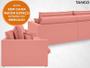 Imagem de Sofá Tango 2,00m sem caixa, Retrátil e Reclinável Velosuede Rose - NETSOFAS