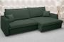 Imagem de Sofá Tango 2,60m sem caixa, Retrátil e Reclinável Velosuede Verde - NETSOFAS