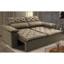 Imagem de Sofá Top Compact 180 cm Retrátil e Reclinável com molas espirais Suede Castor - Sofá na Web