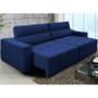 Imagem de Sofá Top Lubeck 3 Lugares 250 cm Retrátil e Reclinável Suede Azul  Sofá na Web