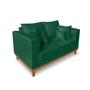 Imagem de Sofá Viena Beny 2 Lugares Suede Verde