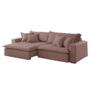 Imagem de Sofá Zen Veludo 02 Módulos 100 cm B15 Meu Sofá Online