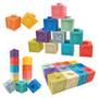 Imagem de Soft Stacking Blocks MoraBaby Infant Toddler, pacote com 12