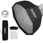Imagem de Softbox Bowens Com Grid Colmeia Godox 120cm Octagonal Para Flash Tocha