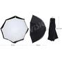 Imagem de Softbox De Guarda-chuva Octogonal Em Formato De Favo De Mel Para Godox WITSTRO Flash Speedlite AD200
