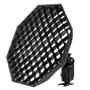 Imagem de Softbox De Guarda-chuva Octogonal Em Formato De Favo De Mel Para Godox WITSTRO Flash Speedlite AD200