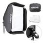 Imagem de Softbox Greika 60x60cm Suporte Bracket Flash Speedlite