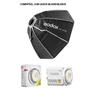 Imagem de Softbox Octa Com Grid Godox 50cm Para Led Ml100bi Ml60ii Bi
