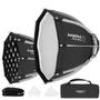 Imagem de Softbox Octogonal 22cm/30cm - Montagem Bowens para Yongnuo YN150 e Nanlite Forza 60