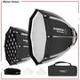 Imagem de Softbox Octogonal 22cm/30cm - Montagem Bowens para Yongnuo YN150 e Nanlite Forza 60