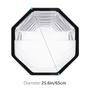 Imagem de Softbox Octogonal Neewer 65cm com Suporte Tipo S