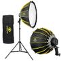 Imagem de Softbox Parabólico Greika GSL-90 Flat Pack Bowens Dobrável de 90cm com Grid