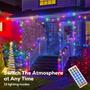 Imagem de Solar String Lights Goodea.fun 17m 100LED com controle remoto