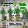 Imagem de Soldadinhos Militar Kit Veiculos Em Plastico Master Toy