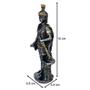 Imagem de Soldado Romano Guerreiro Medieval Estátua Com Espada