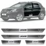 Imagem de Soleira de Aço Inox Escovado Peugeot 2008 4 Portas 2015 16 17 18 19