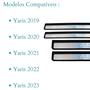Imagem de Soleira de Aço Inox para Porta Yaris 2019 até 2023 Cor Cromo Iluminação com Led Suits - SLA871