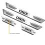 Imagem de Soleira Onix Plus 2021 a 2022 Aço Inox Escovado