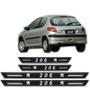 Imagem de Soleira Platinum Peugeot 206 1999 A 2009 4 Peças Preto Sp052