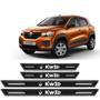 Imagem de Soleira Platinum Renault Kwid 2017 A 2020 4 Peças Preto