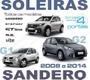 Imagem de Soleiras Super Protetoras Renault Sandero 2008 a 2014