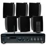 Imagem de Som Ambiente Igreja Eventos Chacara Bluetooth Usb + 6 Jbl Caixa Potente Cor Preta