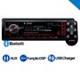 Imagem de Som Automotivo Bluetooth Usb Aparelho Mp3 Sd Aux + Controle