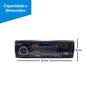 Imagem de Som Automotivo Bluetooth Usb Aparelho Mp3 Sd Aux + Controle