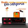 Imagem de Som Automotivo Controle Bluetooth Aparelho Mp3 Player Espelhamento Chamadas Usb Sd Auto Radio Fm
