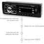 Imagem de Som automotivo First Option 6630BSC com USB, bluetooth e leitor de cartão SD