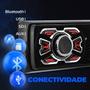 Imagem de Som Automotivo MP3 Player 1Din Bluetooth USB SD Auxiliar P2 Rádio FM Controle Remoto Ruchi NT90003BT