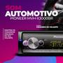 Imagem de Som Automotivo Pioneer Bluetooth Usb Atende Ligação Radio Mvh-x3000br + Controle Stetsom 500m