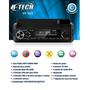 Imagem de Som Automotivo Rádio HT-1223 Suporte para Celular com APP para Configurar Bluetooth/USB/SD/Aux - H-Tech