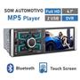 Imagem de Som Automotivo Tela Led 4.1 Full Hd Com Bluetooth, Usb, Sd