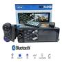 Imagem de Som Carro Mp5 Player Bluetooth Rádio 1 Din Fm Usb Com Tela