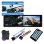 Imagem de Som Carro Mp5 Player Bluetooth Rádio 1 Din Fm Usb Com Tela