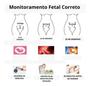 Imagem de Sonar Fetal Doppler Ultrassom Batimentos Cardiacos Bebe Led