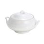 Imagem de Sopeira com Tampa de Porcelana Branca Limoges Vendange 4 Litros Wolff