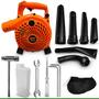 Imagem de Soprador Aspirador Triturador De Folhas Motor A Gasolina 2t 26cc 