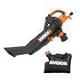 Imagem de Soprador de folhas/aspirador/triturador WORX WG505 12A com impulsor de metal