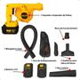 Soprador de Folhas e Sujeiras Bivolt com 2 Baterias Recarregáveis Kit Sucção - Bomder Imagem de Soprador de Folhas e Sujeiras Bivolt com 2 Baterias Recarregáveis Kit Sucção