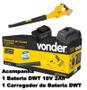 Imagem de Soprador De Folhas Vonder Isv1834 + Bateria Dwt 18V 2.0 Ah