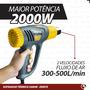 Imagem de Soprador Térmico 2000w Profissional 2 Estagios 350 - 550C + Ponta Redutora Zenite