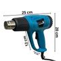 Imagem de Soprador Térmico Com Acessórios Azul 350c E 600c 2000w
