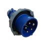 Imagem de Soprano plugue industrial macho 3p+t+n 32a ip67 azul ref. plp-5279