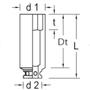 Imagem de Soquete 3/4 X 24mm De Impacto Sextavado Longo 020106 Gedore