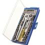 Imagem de Soquete Excellent Bits Com Catraca Encaixe 1/4 E 3/8''Com 40Pecas 8Zi