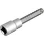 Imagem de Soquete hexalobular macho longo, encaixe de 1/2", T55, VONDER