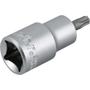 Imagem de Soquete hexalobular macho T-30, encaixe 1/2", VONDER